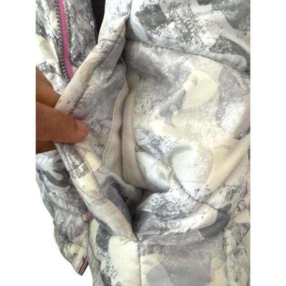 Gerry Girls Puffer Jacket - Size S 7/8 - Camo Print with Pink Accents - Picture 8 of 10